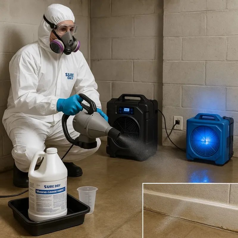 Sanitization and Odor Removal process in Forest City, FL
